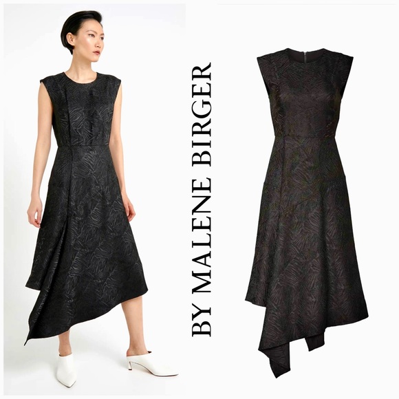 NWT By Malene Birger Lethia Jacquard Midi Dress - Picture 2 of 15